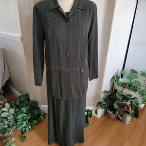 Moon Light 3 Piece Skirt Jacket Set SZ M